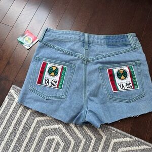 Denim Short Pants
